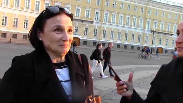 Опрос на Дворцовой площади в г.Санкт-Петербург в день Черкесского флага
