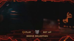 Transformers: Revenge of the Fallen MENU DVD HD (2009)