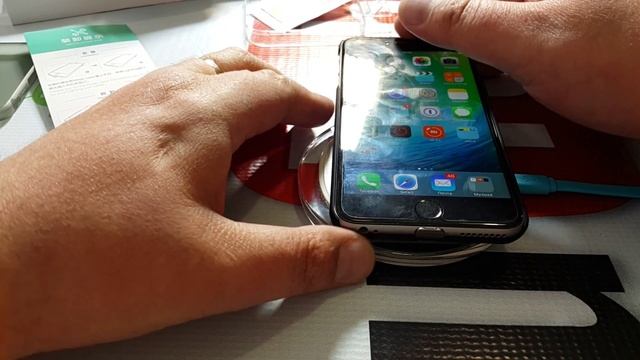 Распаковка и обзор чехла с беспроводной зарядкой Nillkin для iPhone 6 +. смотреть онлайн