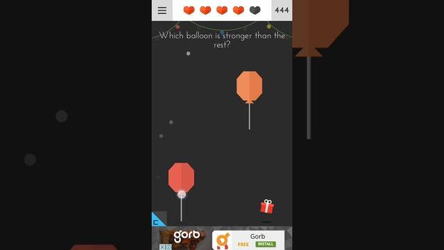 Tricky Test 2™: Genius Brain?: Which balloon is stronger then the rest.  | ANDROID GAMEPLAYED|