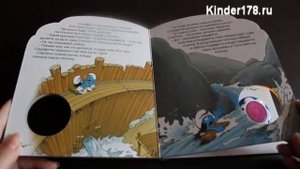 Музыкальная книга "Смурфетта" Приключения смурфиков. Азбукварик. Видео-обзор