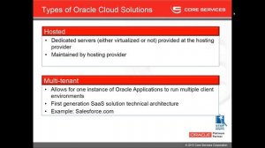 Core Services Webinar: Oracle Cloud Computing Solutions Demystified