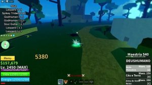 『 Leopard + Godhuman + Spikey Trident 』Combo Leopard Hitkill Blox Fruit