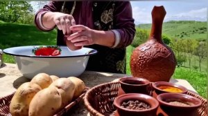 Мёд из Одуванчиков и Цкан с Творогом  Азербайджанская Кухня Деревенская Кухня Рецепты бабушки