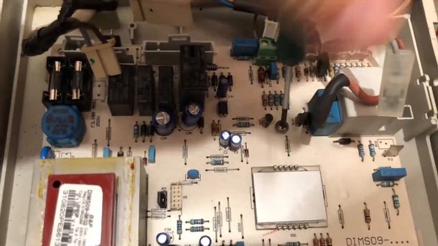 Замена электронной пластины на Immergas Eolo Mini 24, командный блок, электронный режим