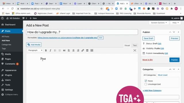 How to post news stories on a Wordpress website смотреть онлайн