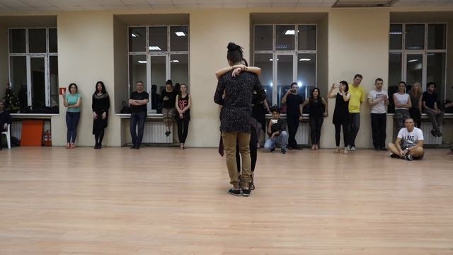 Рафаэль Дос Сантос и Елена Першина тарашинья урок 9 02.03.17 смотреть онлайн