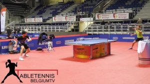 OVTCHAROV Dimitrij and Timo BOLL Table Tennis Training