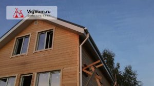 Каркасный дом с мансардой в Новоселках