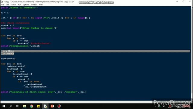 Python (Two-Dimensional Array) смотреть онлайн