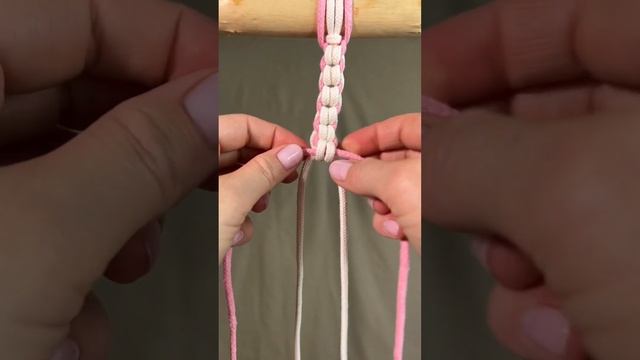 Урок по созданию невероятной цепочки водопад #macrametutorial #уроки #macrame #макрамедекор