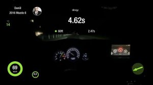 Мазда 6 2.5 2016 0-100 разгон