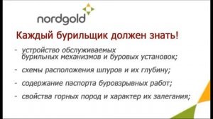 Бурение шпуров