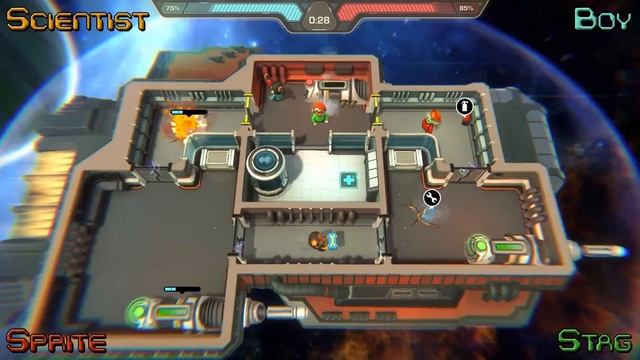 Let's Play "Catastronauts" 4P Co-Op [Part 1] смотреть онлайн