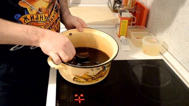 Ликвид клубничный на инвертном сиропе.