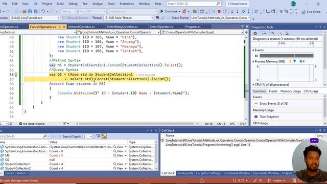 Concat and Union Operator in LINQ C# #csharp #techyatra #nishantgupta #programming #linq