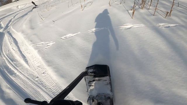 Мотосноуборд. Поехали посмотреть на кратер вместо озера Морской глаз. motodoska смотреть онлайн