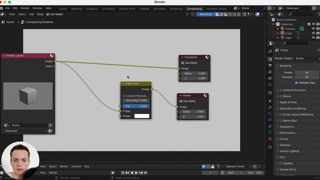How to put a background image in your render in Blender 3.5