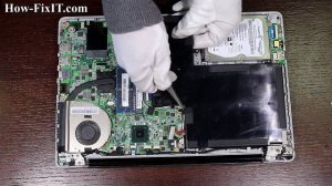 Lenovo IdeaPad U310 disassembly and battery replace, как разобрать и поменять батарею ноутбука
