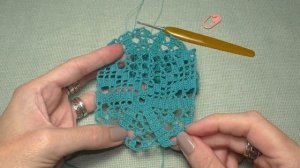 Нежнейшая овальная салфетка 9 - 10 ряд..