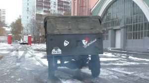 Динамический показ немецкого тяжелого полноприводного автомобиля Steyr 2000A