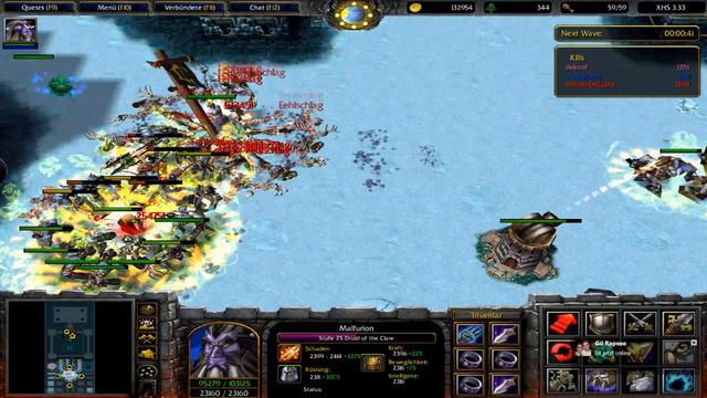 WC3 Map - X Hero Siege 3.33 - Easy - Ranger, Druid of the Claw & Dryad смотреть онлайн