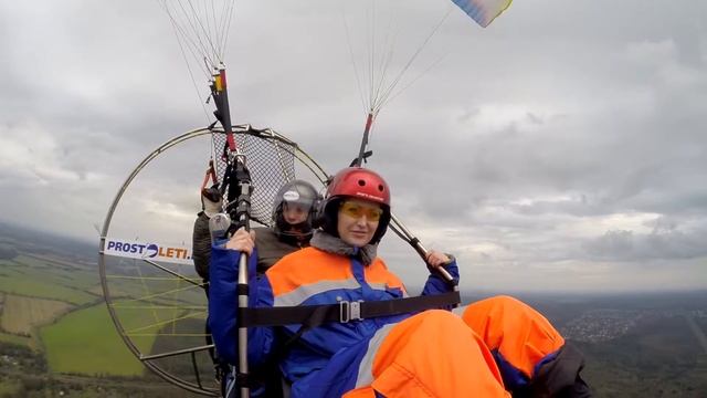 экстремальный полет на мотопараплане от ProstoLeti.ru в Питере смотреть онлайн