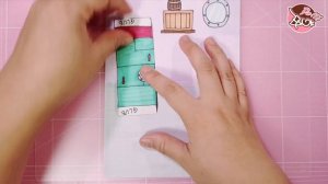 HOW TO MAKE SIMPLE PAPER DOLLHOUSE FOR SPONGEBOB-EASY PAPERCRAFTS, DRAWING PAPER DOLLS QUIET BOOK