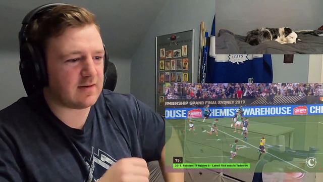 HOCKEY FAN REACTS: Best NRL Grand Finals Moments EVER смотреть онлайн