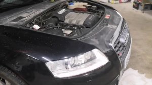 Ремонт Audi A6, 2.8 V6 2009г. Код ошибки P2070 ( 008304 ) изменение геометрии дроссельной заслонки.