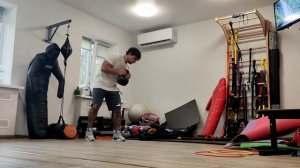 Крутейший комплекс с гирей на силу удара и выносливость. Тренировка с гирей для бойцов и ударников.