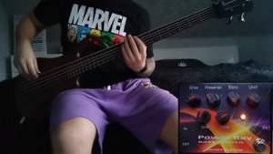 Bass Driver POWER RAY. Kruser custom shop Bass Demo. Warwick thumb bo 5