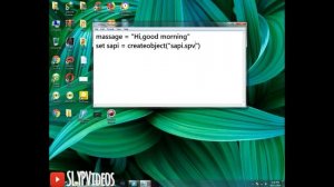 How to create speak message vbs file 2018 | New vbs script project | Microsoft Windows XP/7/8/8.1/1
