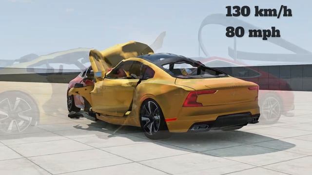VOLVO vs MERCEDES ? FACE to FACE CRASH TEST смотреть онлайн