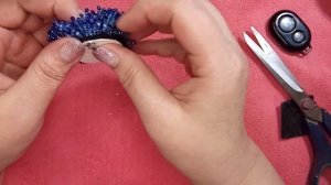 Как я делаю брошь цветок из китайского бисера