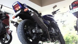 Yamaha XJR 1200 with Yoshimura Exhaust