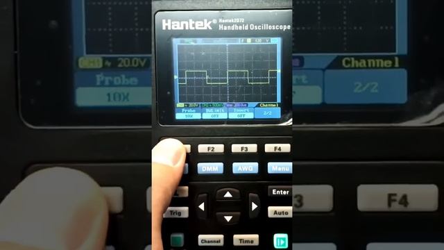 Basic Operation on the Handheld 2D72 Oscilloscope!