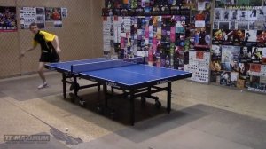 Техника топспина по подрезке короткими шипами SPINLORD Degu