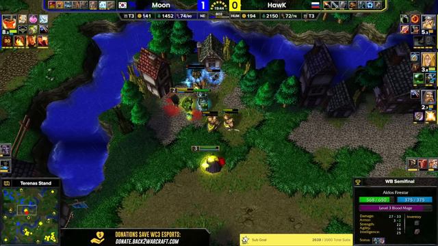 WC3 - [NE] Moon vs HawK [HU] - WB Semifinal - Ted Cup 20 смотреть онлайн