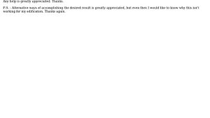 Why would I get integer expression expected? (2 Solutions!!)