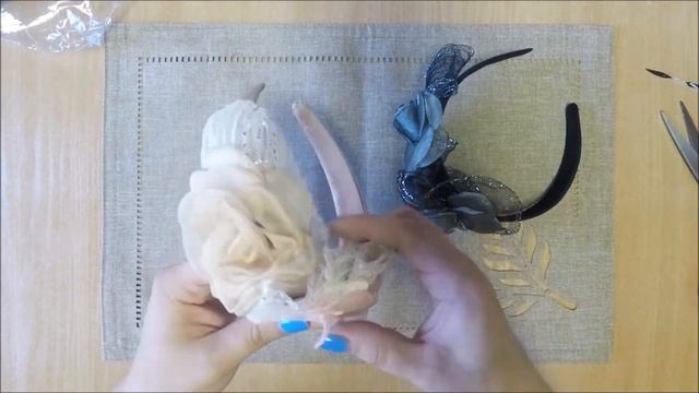 Ободок с цветами с Алиэкспресс Beautiful Chiffon Flower Grace hairbands from Aliexpress смотреть онлайн