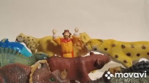 Три Богатыря - Спасение Князя от хищников / Фигурки Prosto Toys