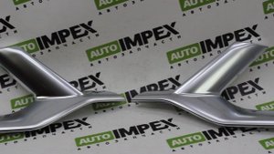 Geely Coolray с 2019- года. Серые молдинги под фары