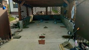 #Камень #Гостагаевская #Кладка Двор из природного камня #Landscaping  Yard