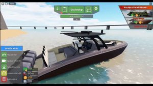 Roblox | Взрыв ядра в Car Crushers 2 и побег на лодке!