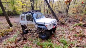 Suzuki Samurai на резине JOURNEY CLAW 31x10.5 R15 в бездорожье