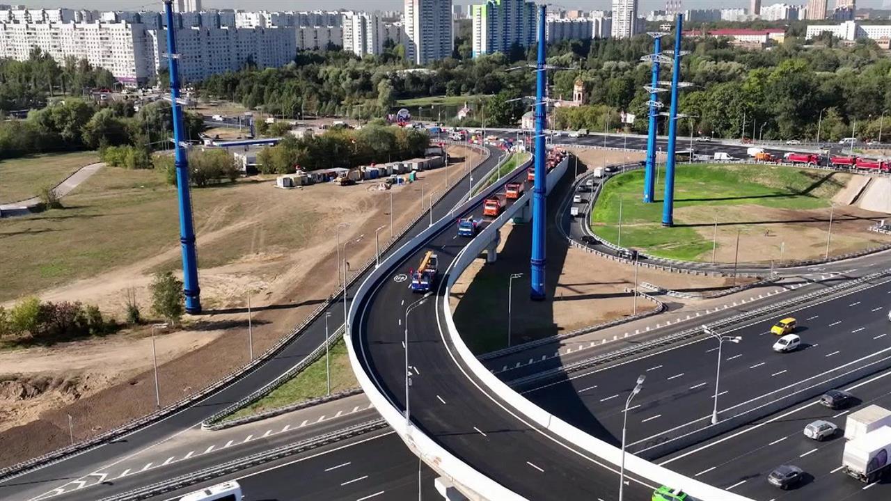 В Москве открыта развязка на пересечении МКАД с Алтуфьевским шоссе