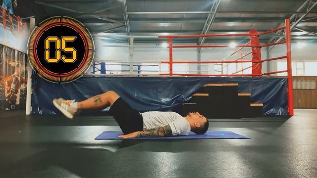 Разминка (О.Р.У. на месте) + упражнения на пресс смотреть онлайн