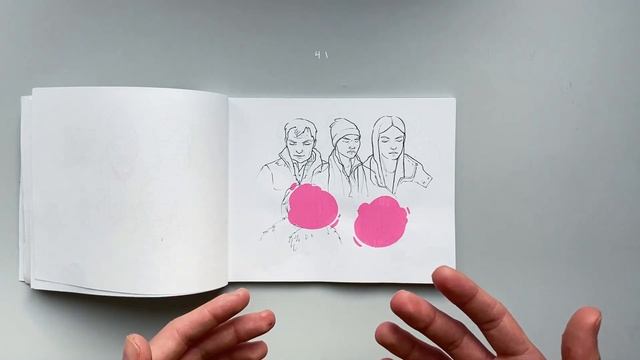 Рисую людей в метро. Обзор скетчбука смотреть онлайн