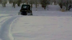 Вездеход MAX IV по снегу